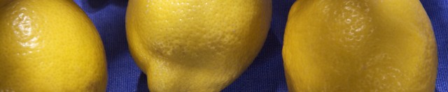 Turning lemons into lemonade
